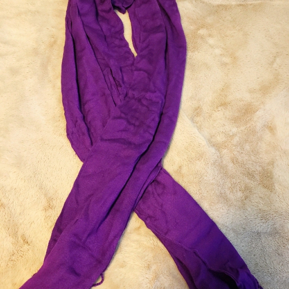 Purple scarf